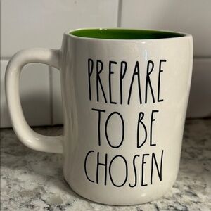 Rae Dunn Disney Pixar Toy Story Alien “Prepare to Be Chosen” Mug Green Interior